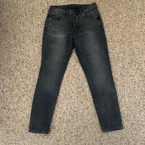 High waisted girlfriend jeans